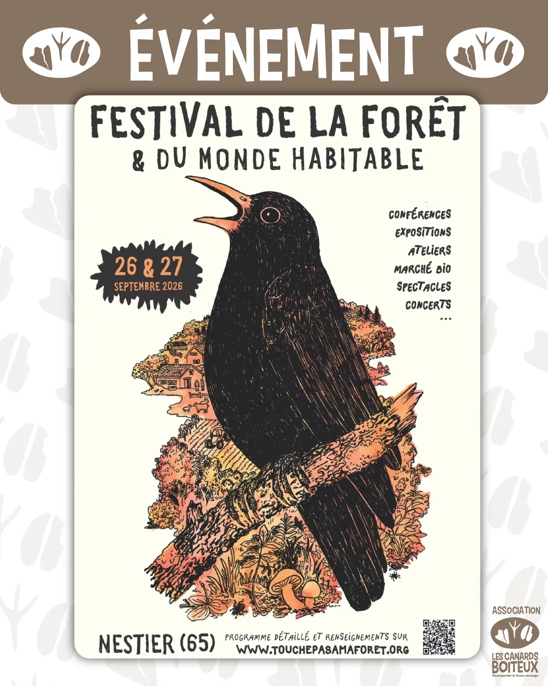 L'association Les Canards Boiteux seront à Nestier les 26 et 27 septembre